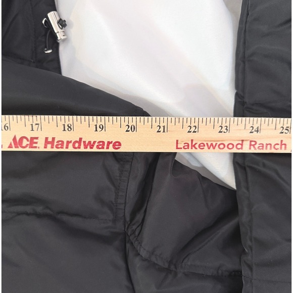 The Kooples Paris Mens Black Leather & Down Biker Hooded Jacket Size L MSRP $810 - Picture 12 of 16